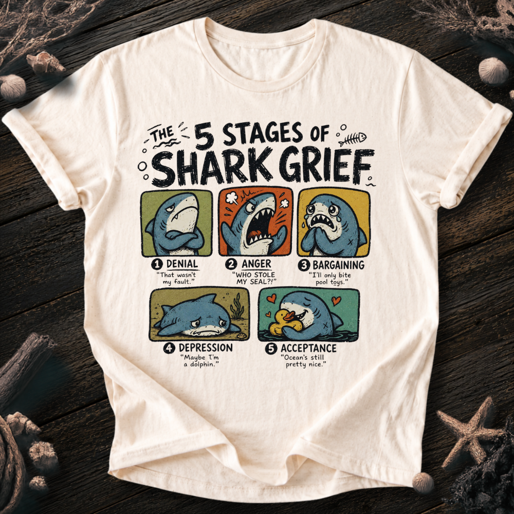 5 Stages of Grief T-Shirt