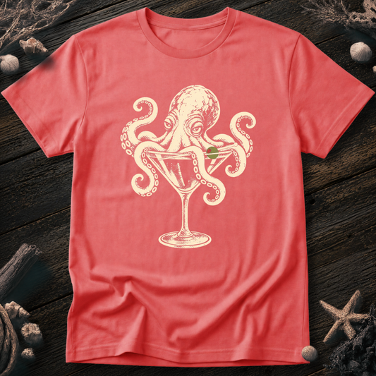 Octopus Martini T-Shirt