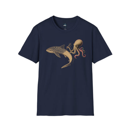 Shark Zebra Tattoo T-Shirt