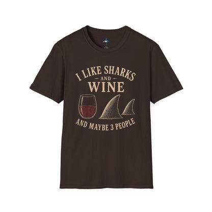 I Like Sharks and Wine T-Shirt