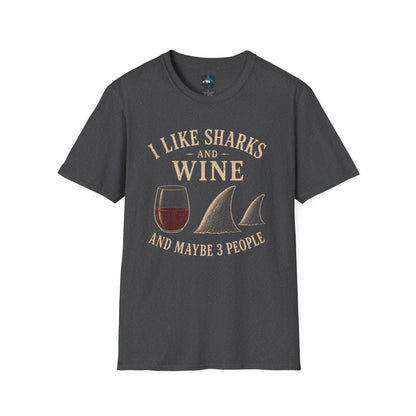I Like Sharks and Wine T-Shirt