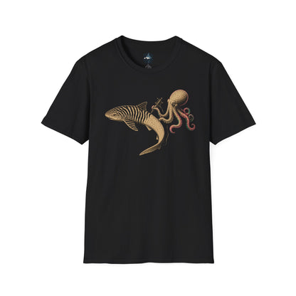 Shark Zebra Tattoo T-Shirt