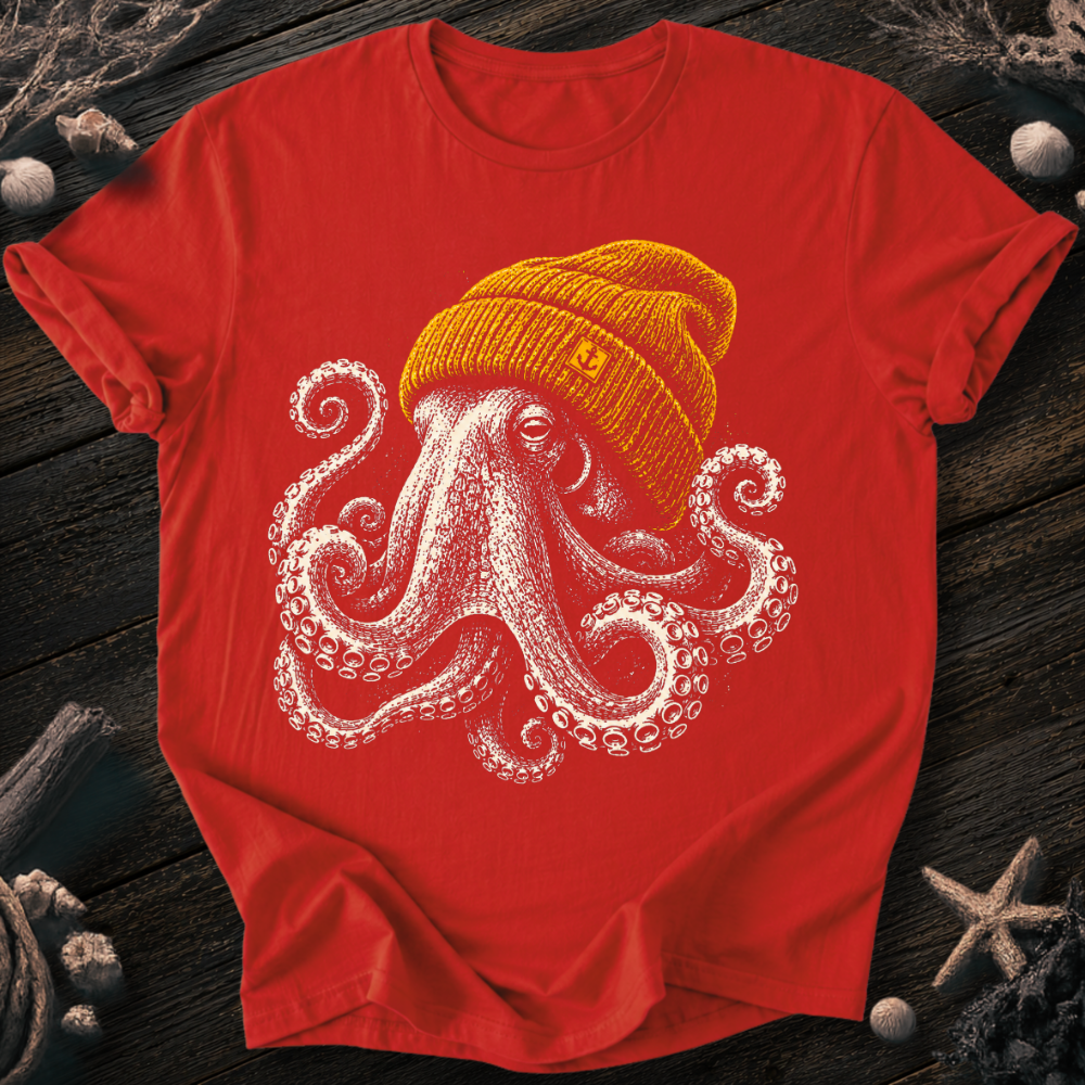 Octopus In Winter T-Shirt