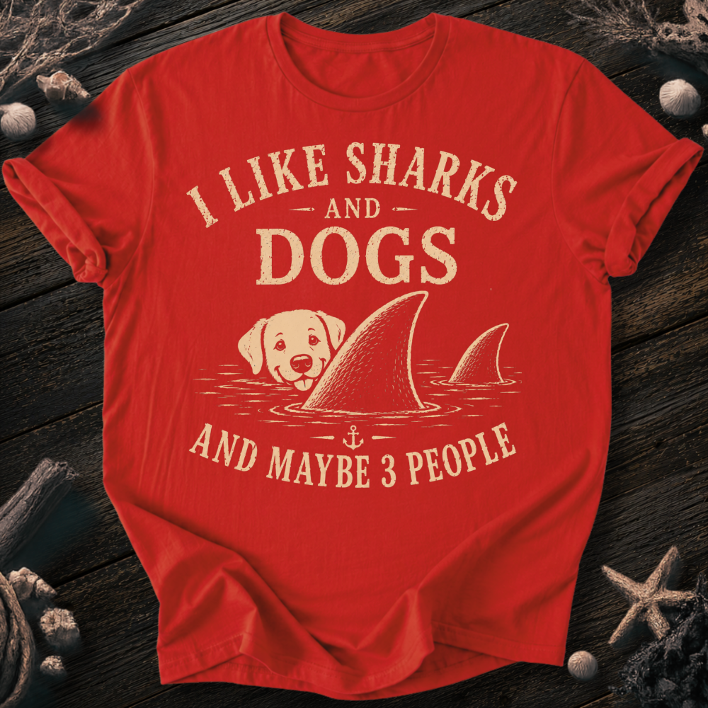 I Like Sharks and Dogs T-Shirt