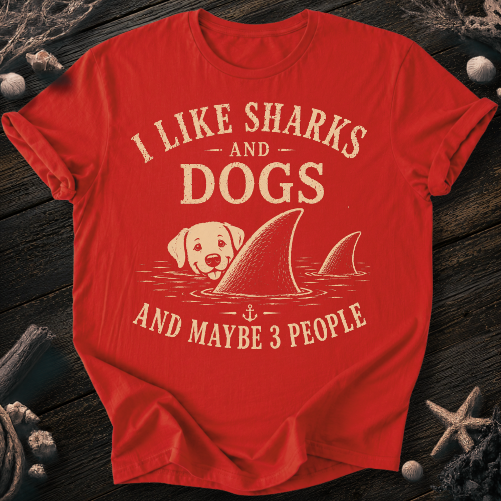 I Like Sharks and Dogs T-Shirt