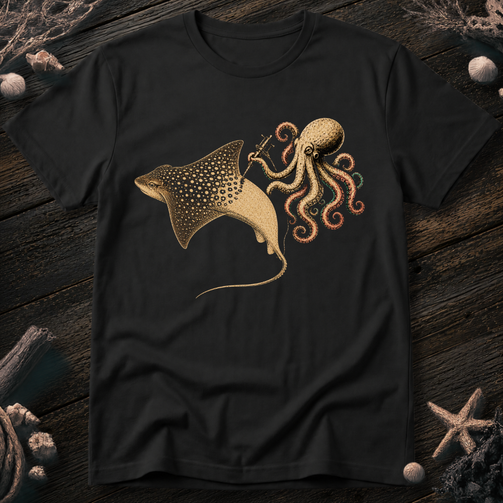 Spotted Eagle Ray Tattoo T-Shirt