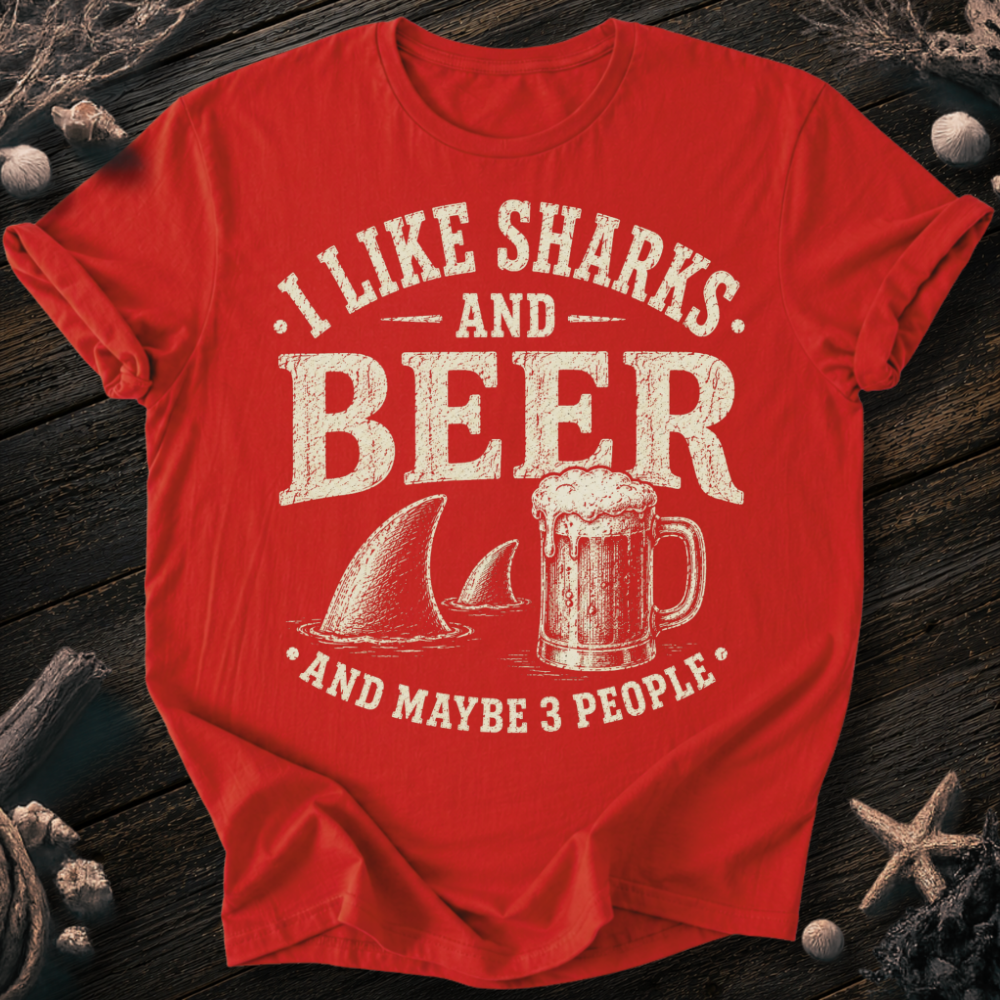 I Like Sharks and Beer T-Shirt