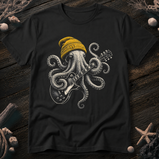 Rock Star Octopus T-Shirt