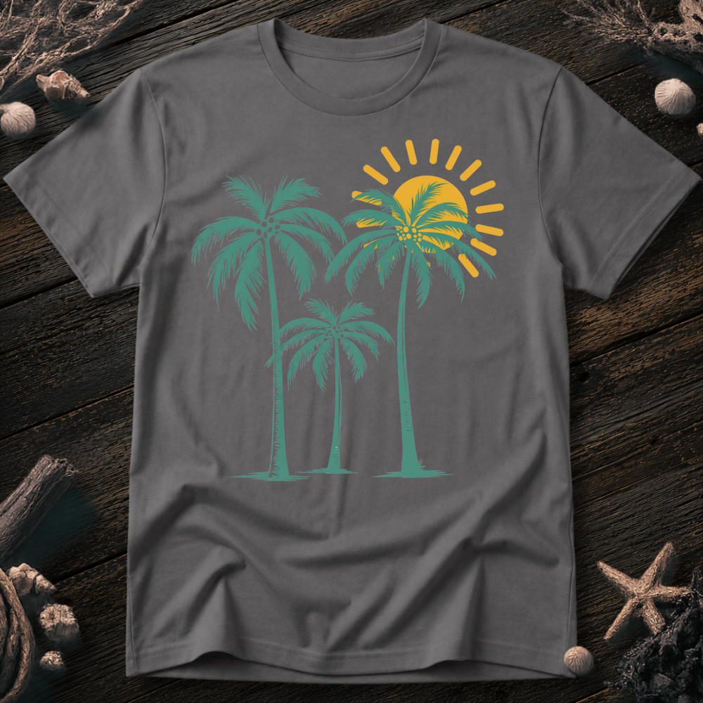 Palm Trees Sunrise T-Shirt
