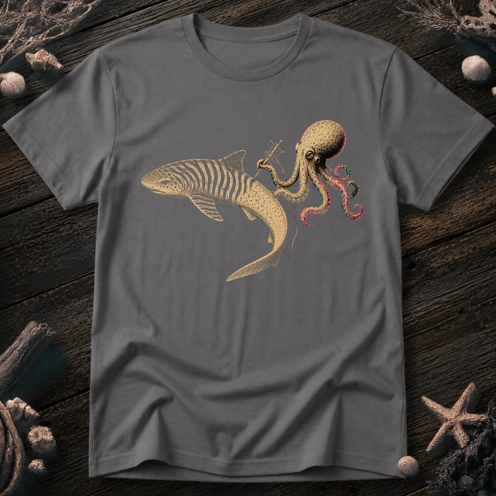 Shark Zebra Tattoo T-Shirt