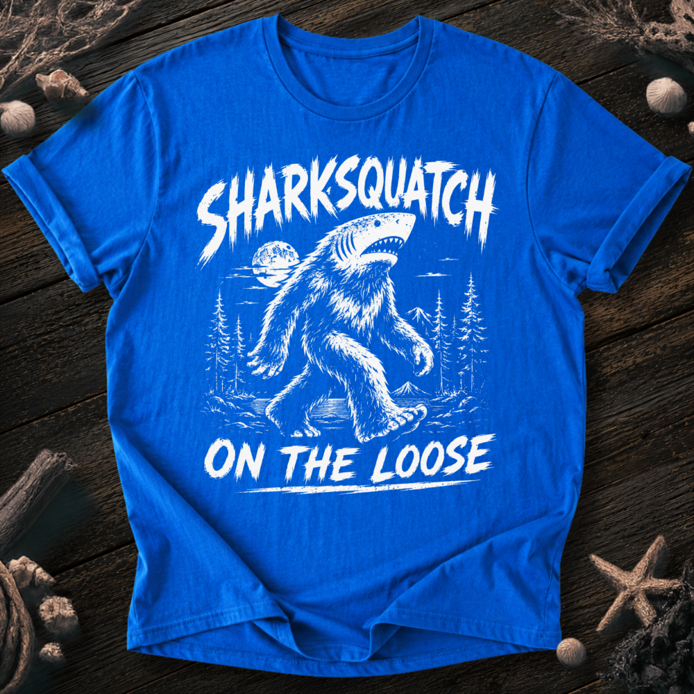 Sharksquatch On The Loose T-Shirt