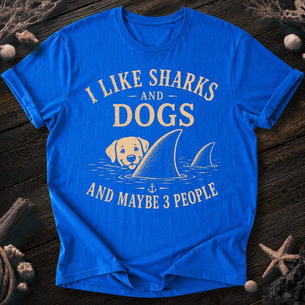 I Like Sharks and Dogs T-Shirt