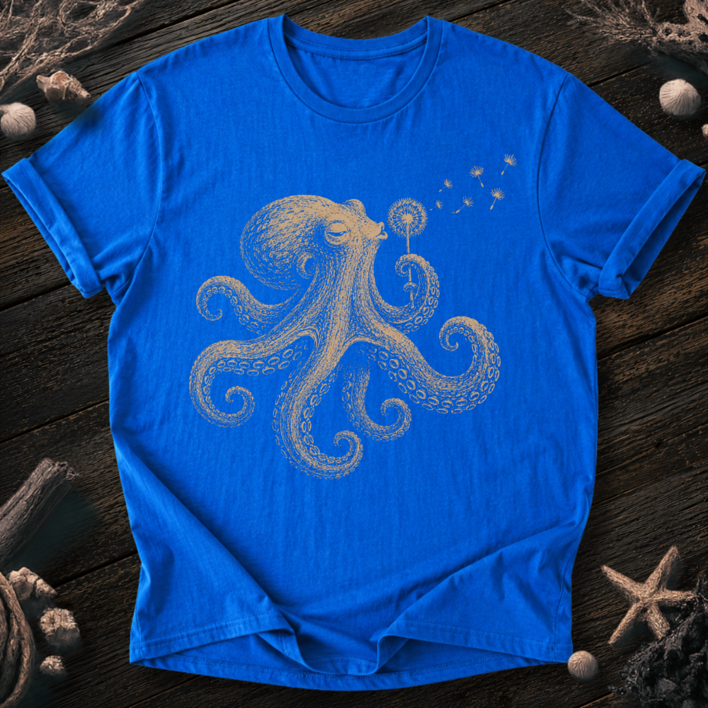 Octopus Blowing Wishes T-Shirt