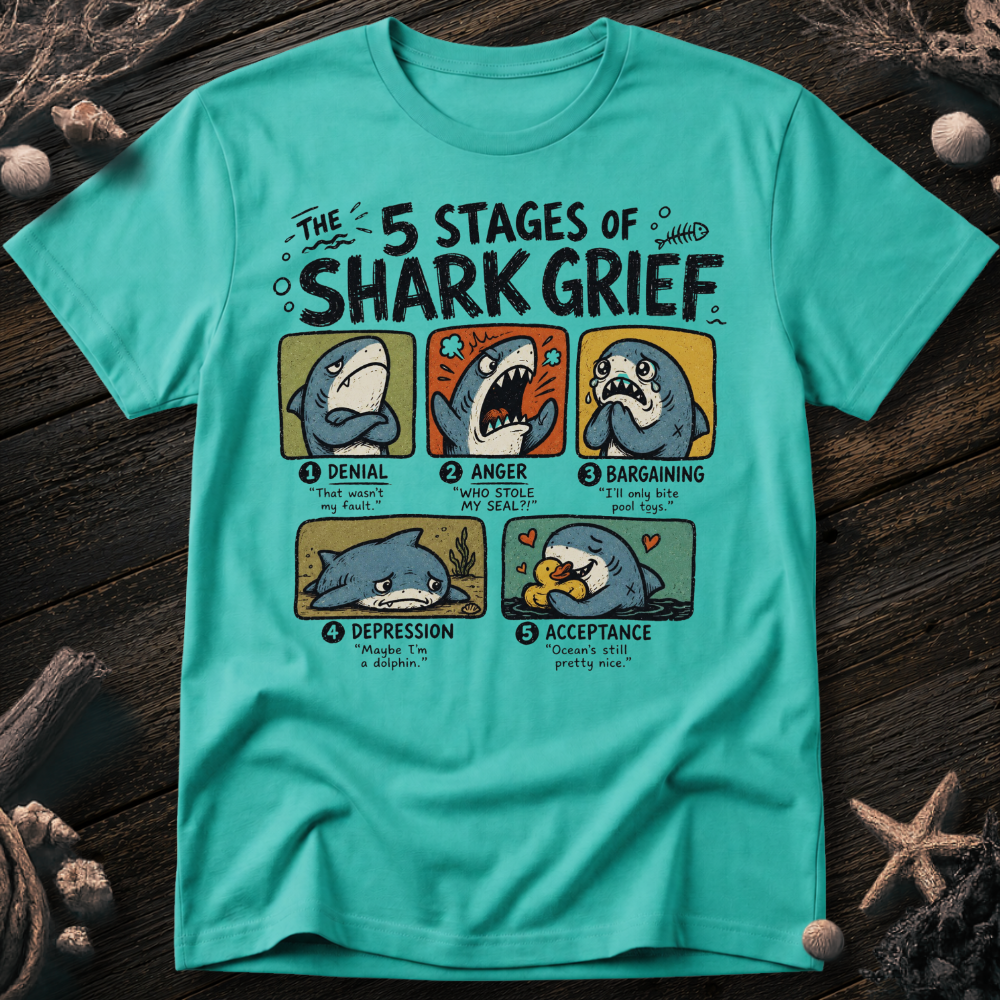 5 Stages of Grief T-Shirt