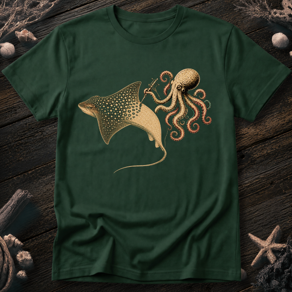 Spotted Eagle Ray Tattoo T-Shirt