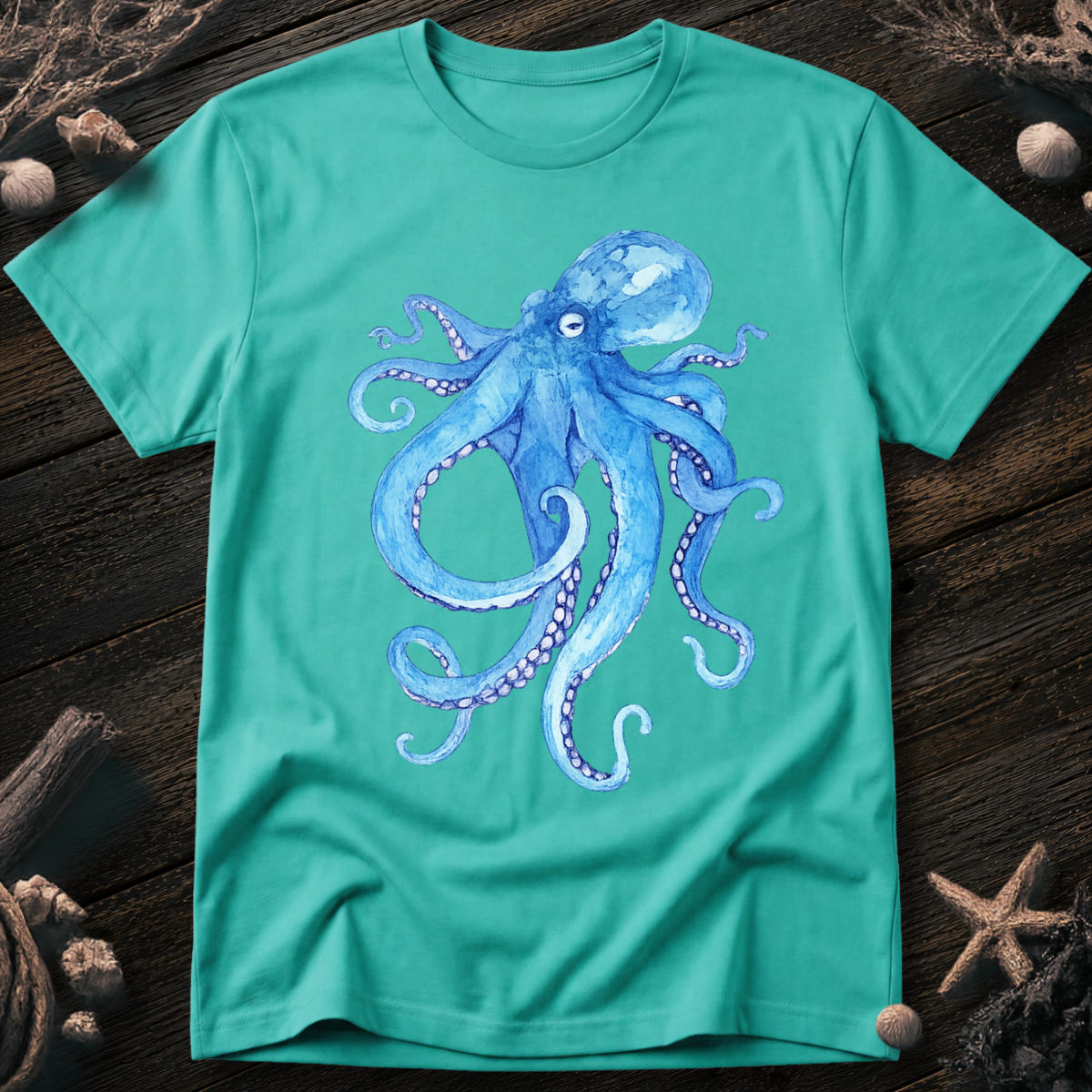 Octopus Acuarel T-Shirt