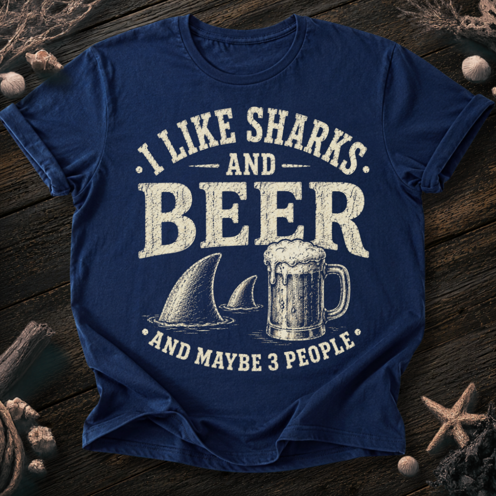 I Like Sharks and Beer T-Shirt