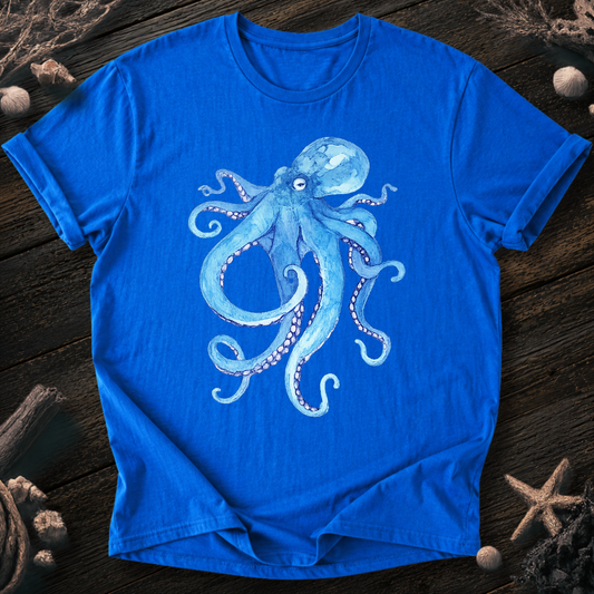 Octopús Acuarel T-Shirt