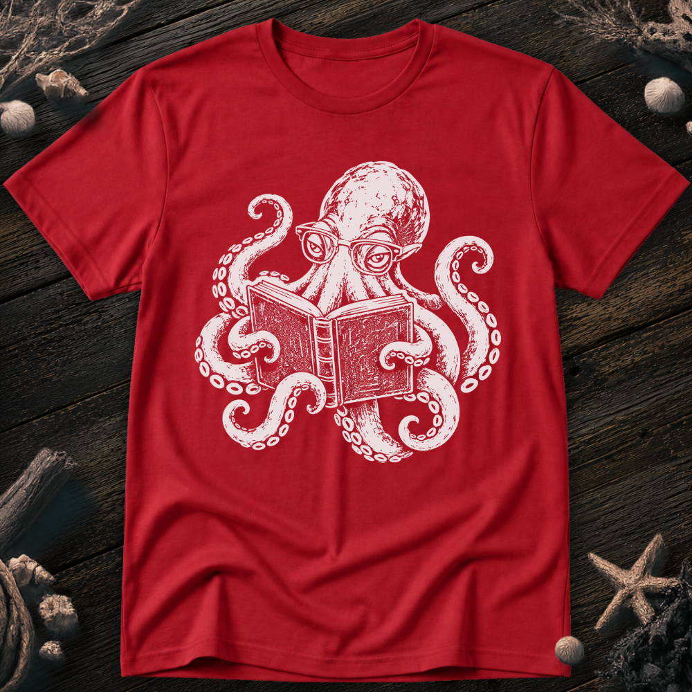 Reading Octopus T-Shirt