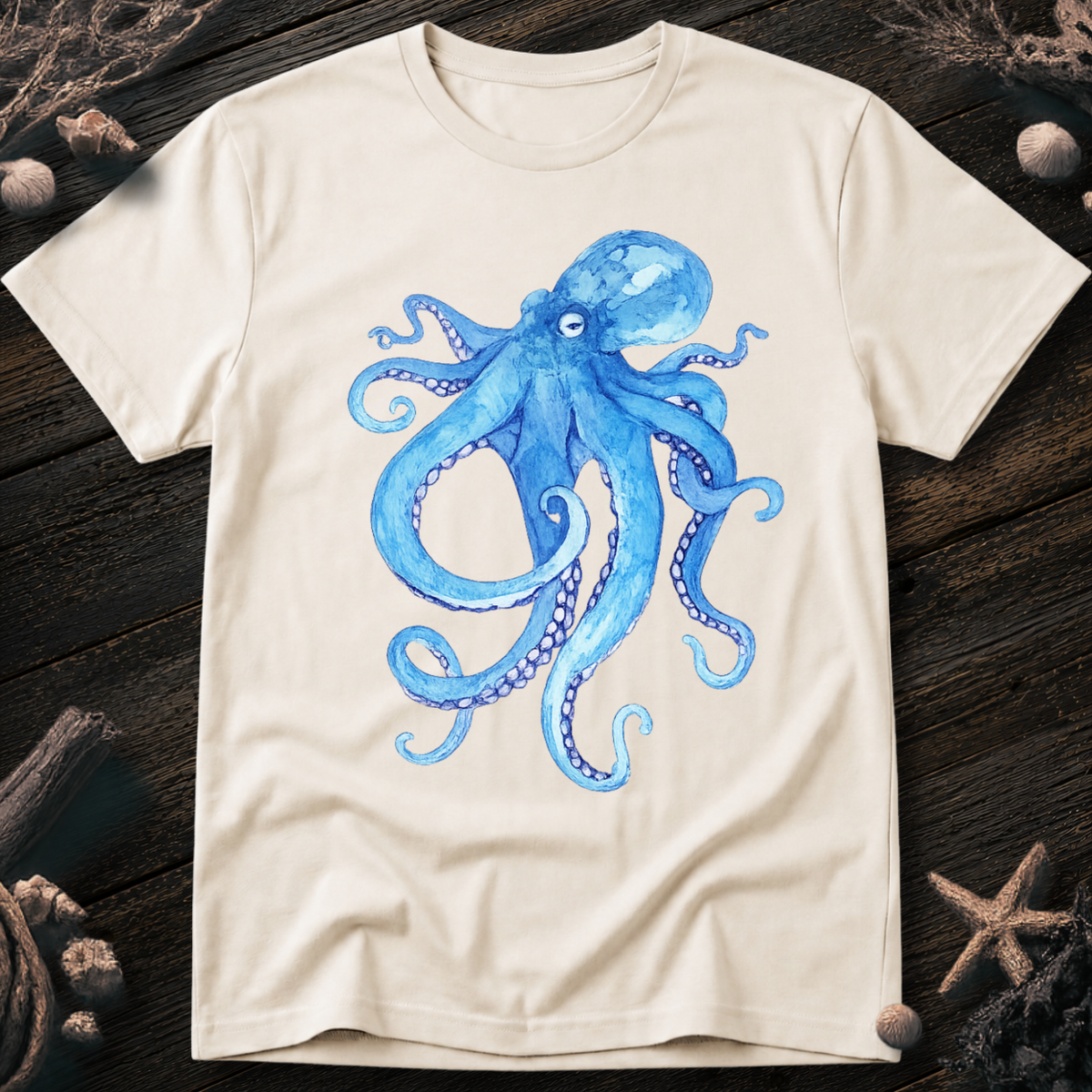 Octopus Acuarel T-Shirt