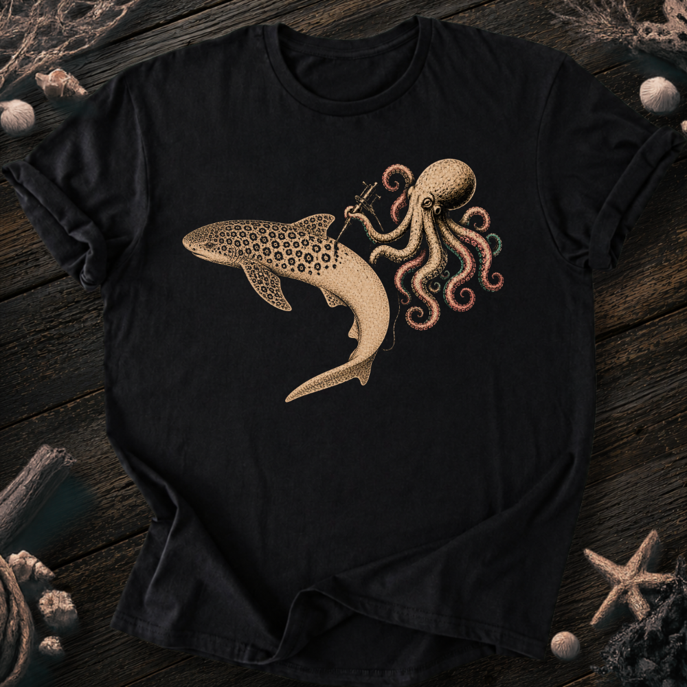 Leopard Shark Tattoo T-Shirt