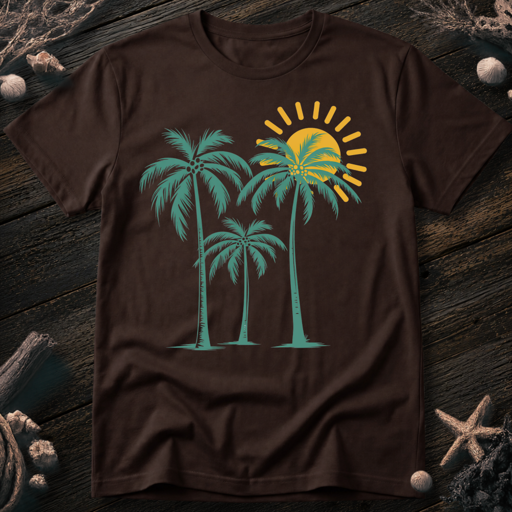 Palm Trees Sunrise T-Shirt