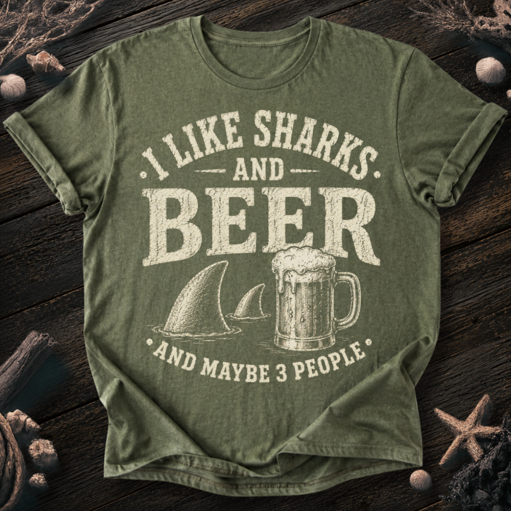 I Like Sharks and Beer T-Shirt