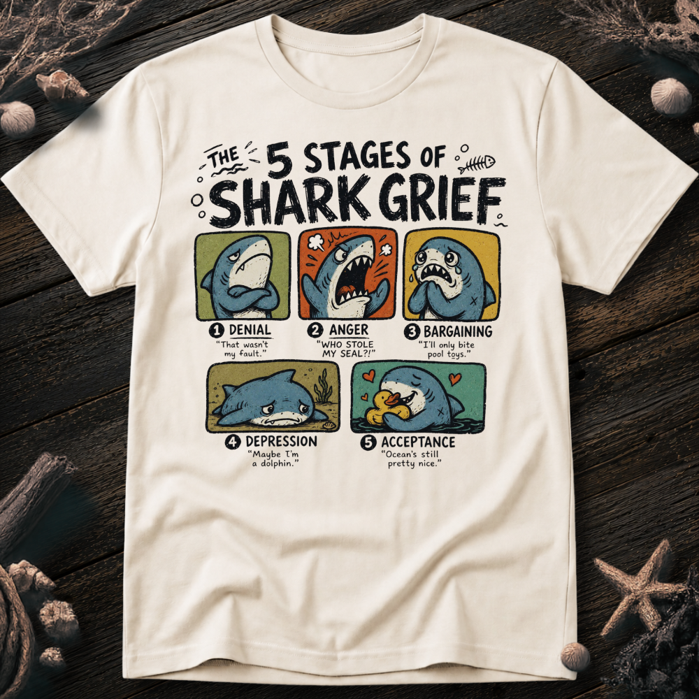 5 Stages of Grief T-Shirt