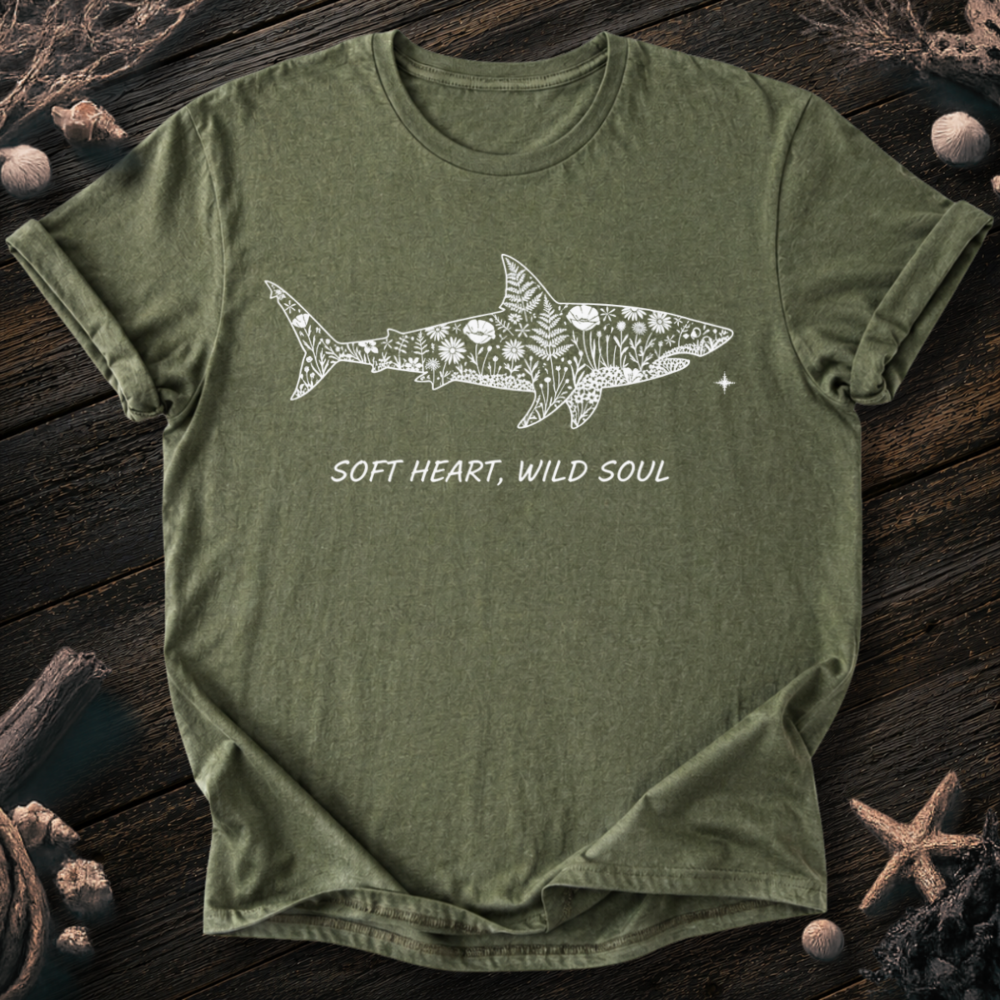 The Floral Shark T-Shirt