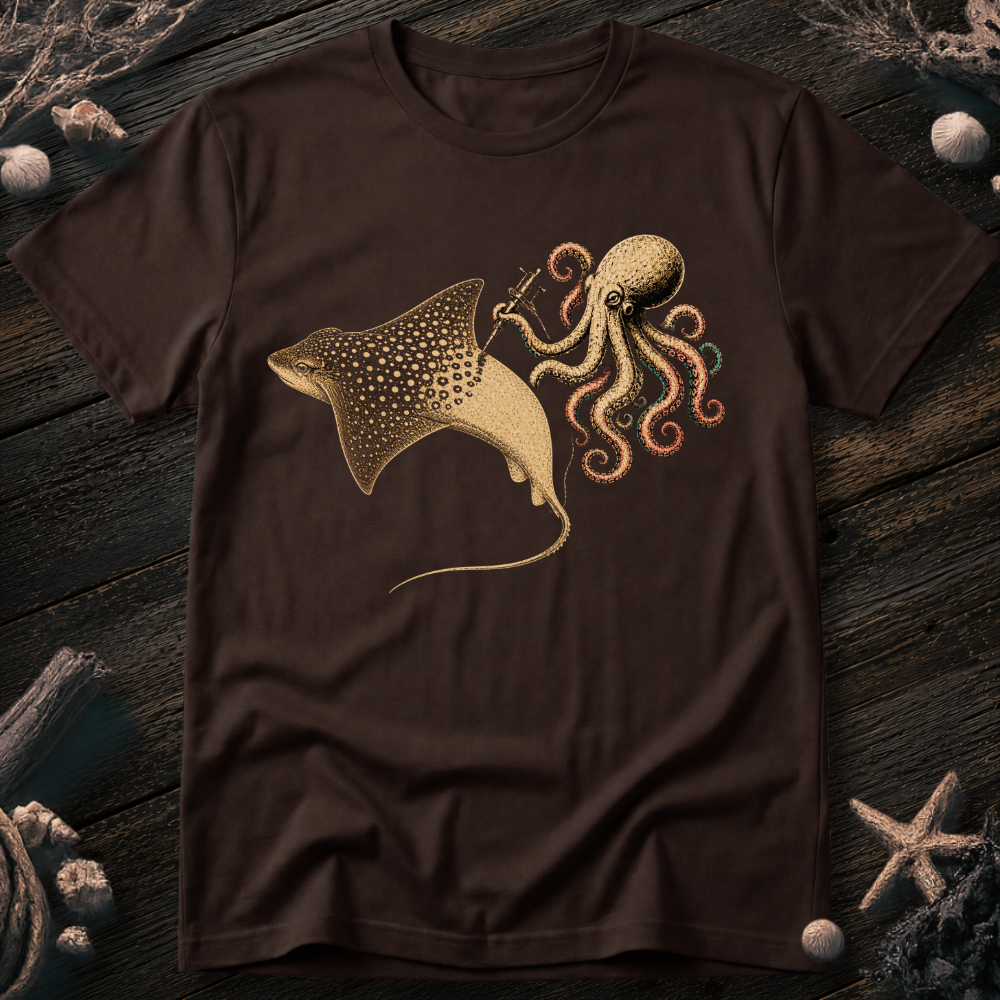 Spotted Eagle Ray Tattoo T-Shirt