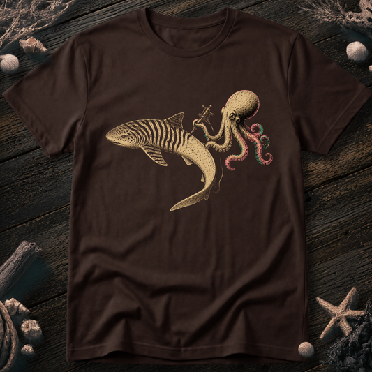 Shark Zebra Tattoo T-Shirt
