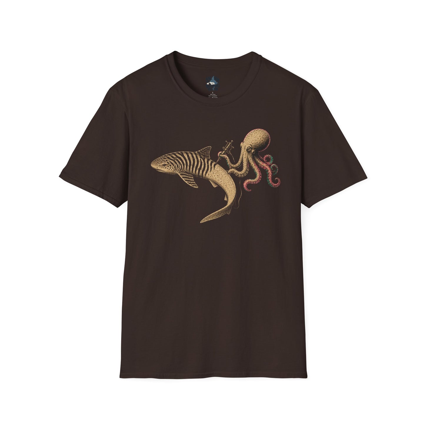 Shark Zebra Tattoo T-Shirt