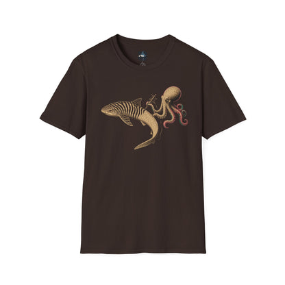 Shark Zebra Tattoo T-Shirt
