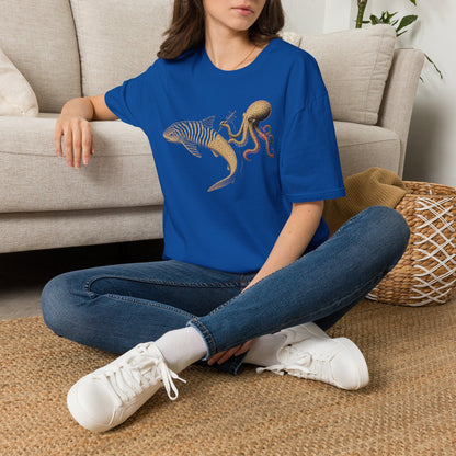 Shark Zebra Tattoo T-Shirt