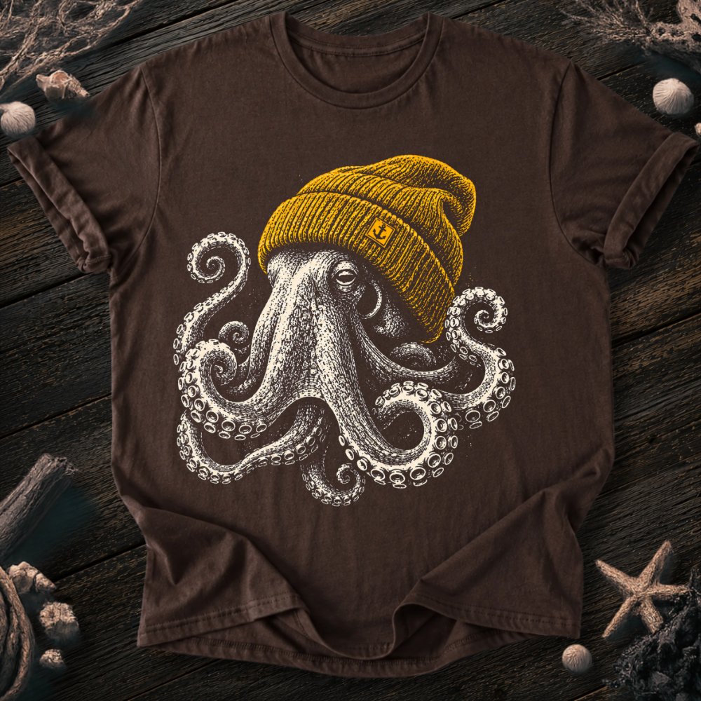 Octopus In Winter T-Shirt