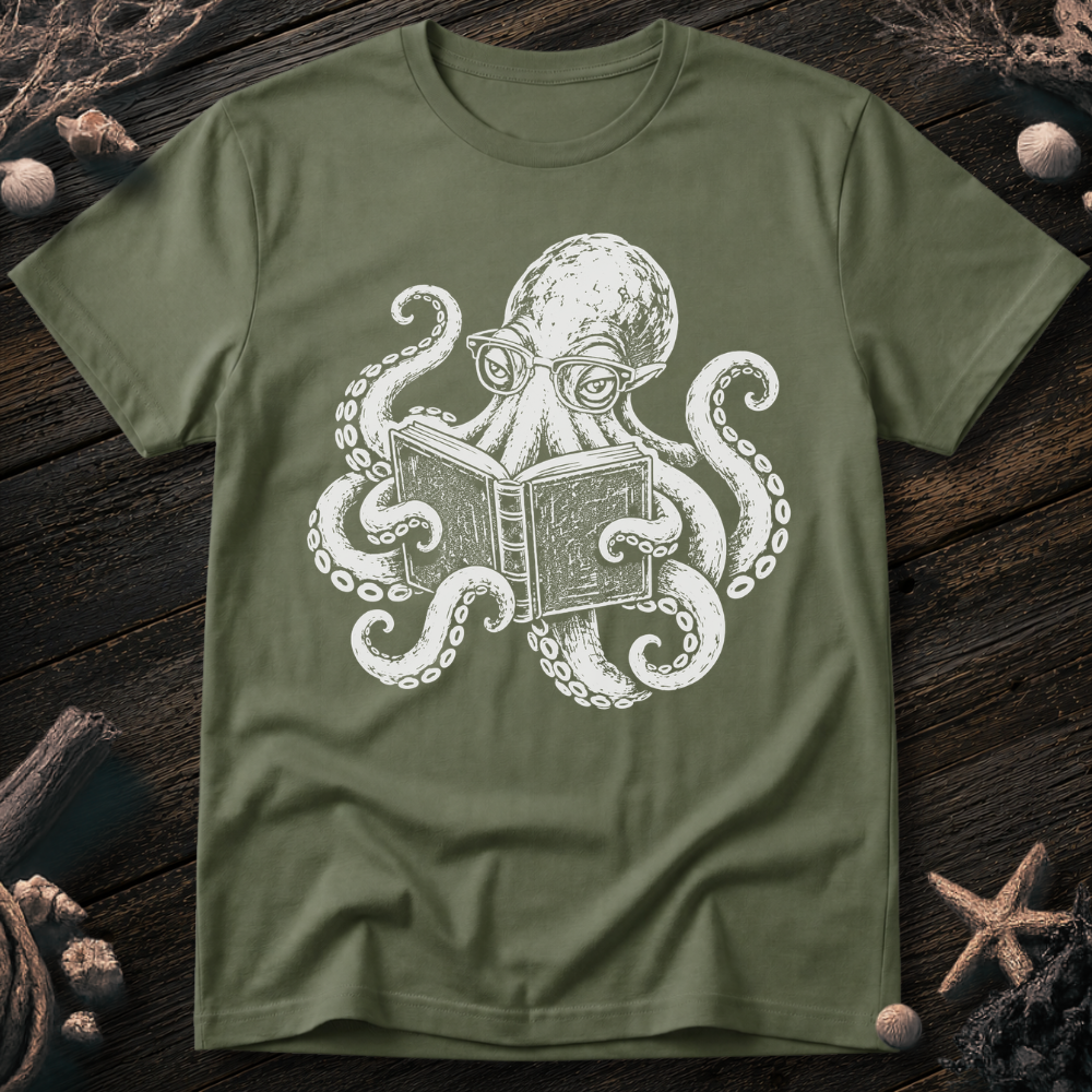 Reading Octopus T-Shirt
