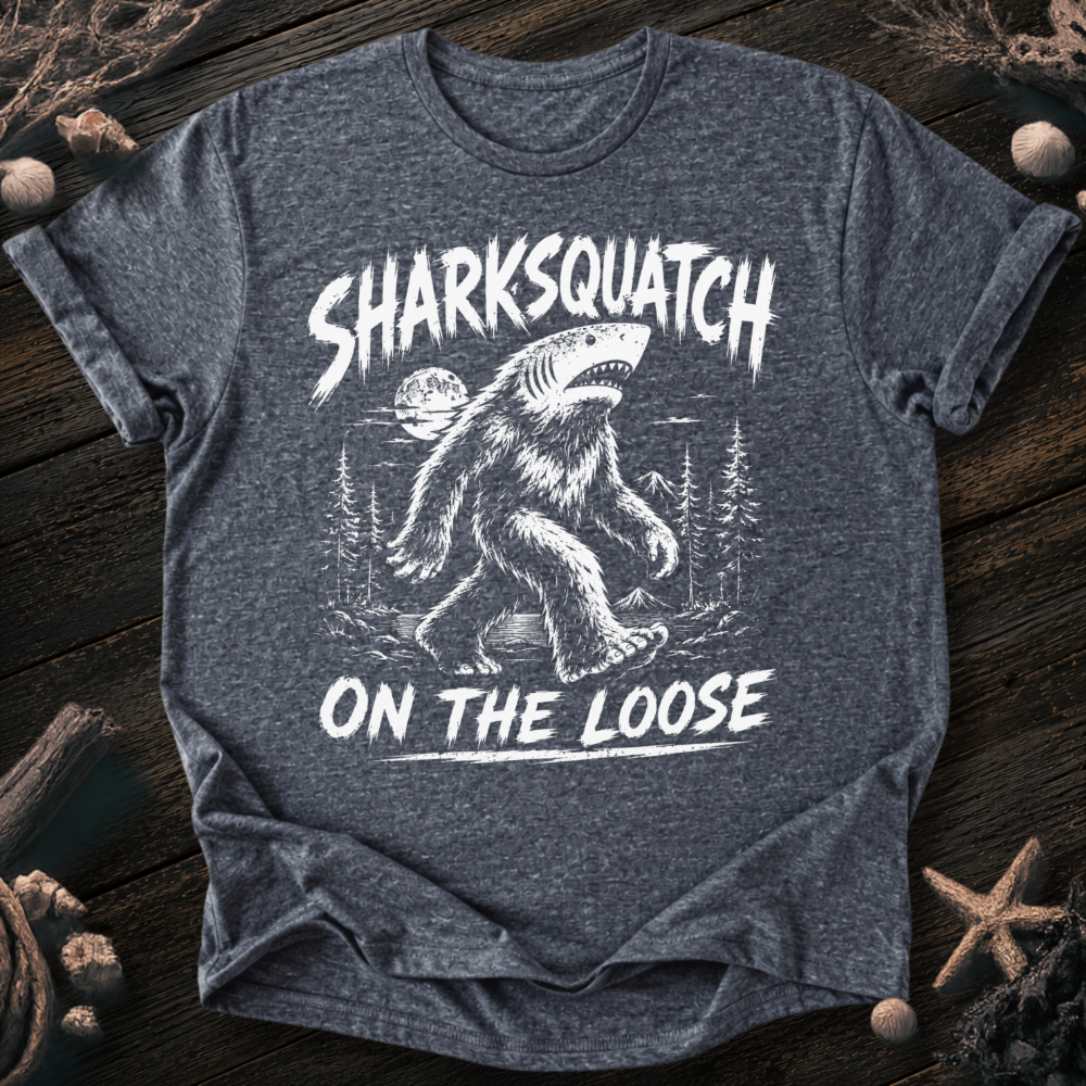 Sharksquatch On The Loose T-Shirt