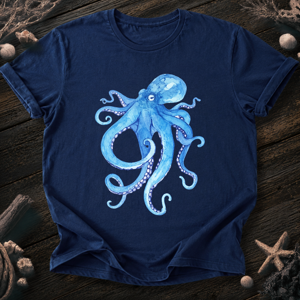 Octopús Acuarel T-Shirt