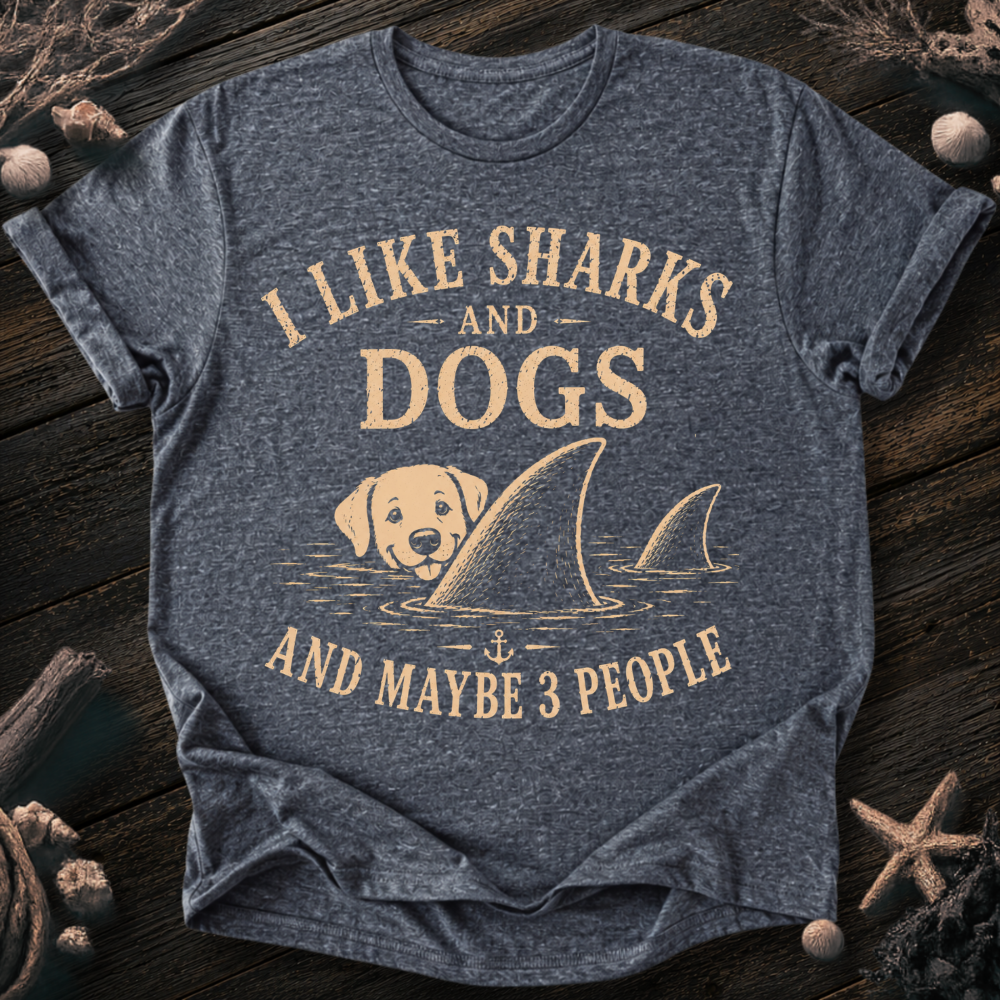I Like Sharks and Dogs T-Shirt