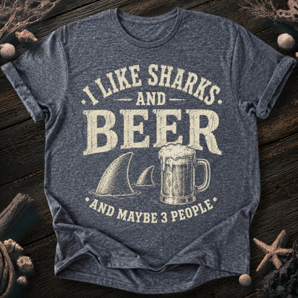 I Like Sharks and Beer T-Shirt