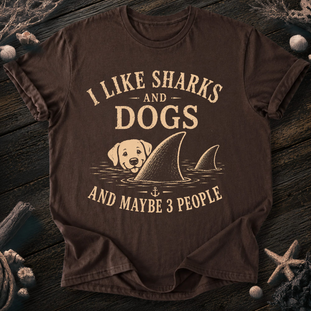 I Like Sharks and Dogs T-Shirt