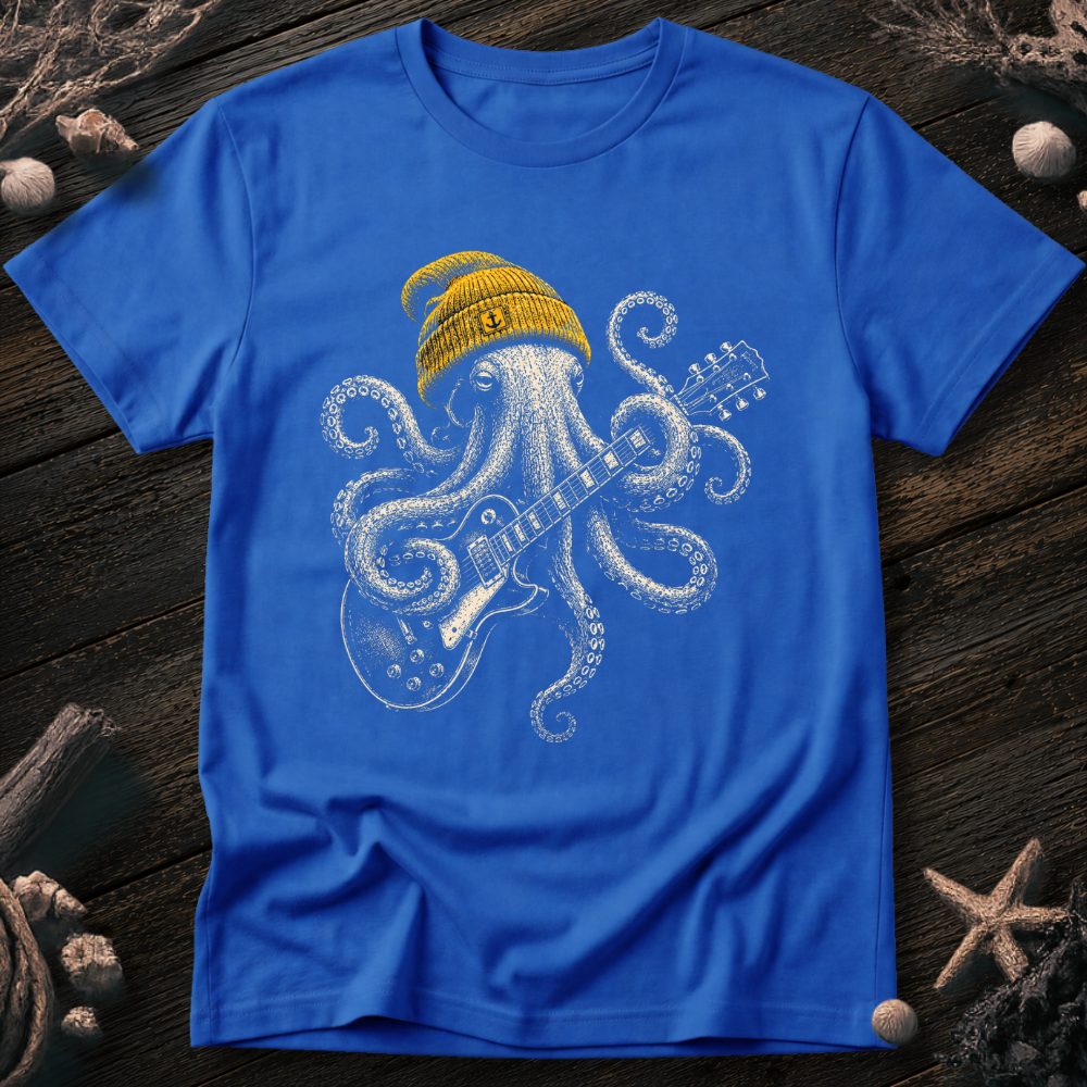 Rock Star Octopus T-Shirt