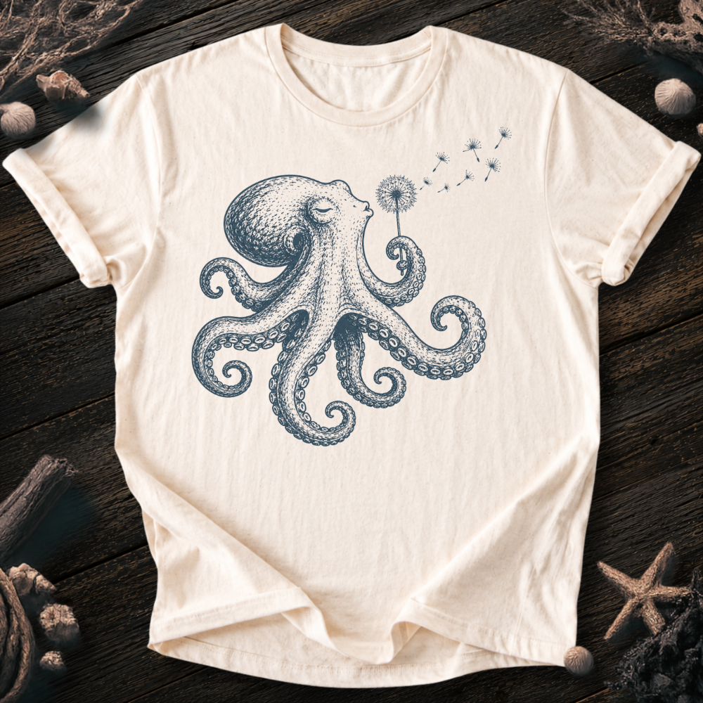 Octopus Blowing Wishes T-Shirt