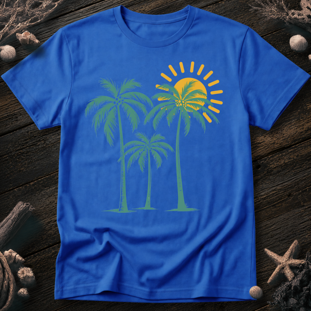 Palm Trees Sunrise T-Shirt
