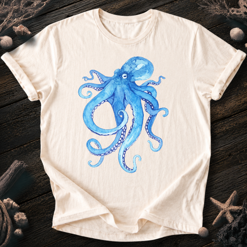 Octopús Acuarel T-Shirt