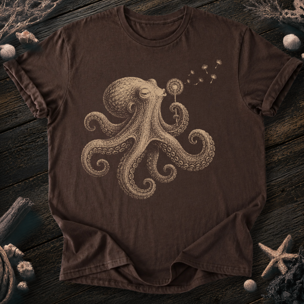 Octopus Blowing Wishes T-Shirt