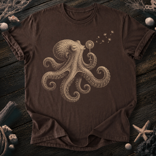 Octopus Blowing Wishes T-Shirt