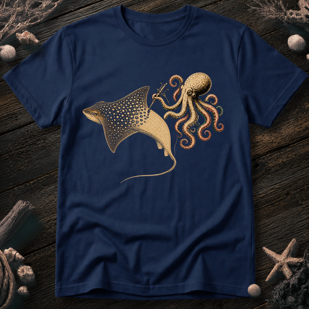 Spotted Eagle Ray Tattoo T-Shirt