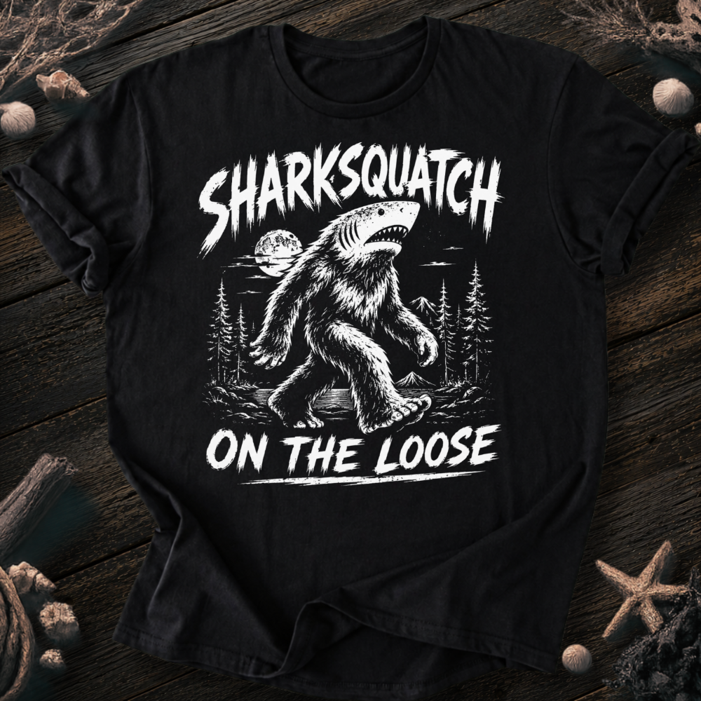 Sharksquatch On The Loose T-Shirt