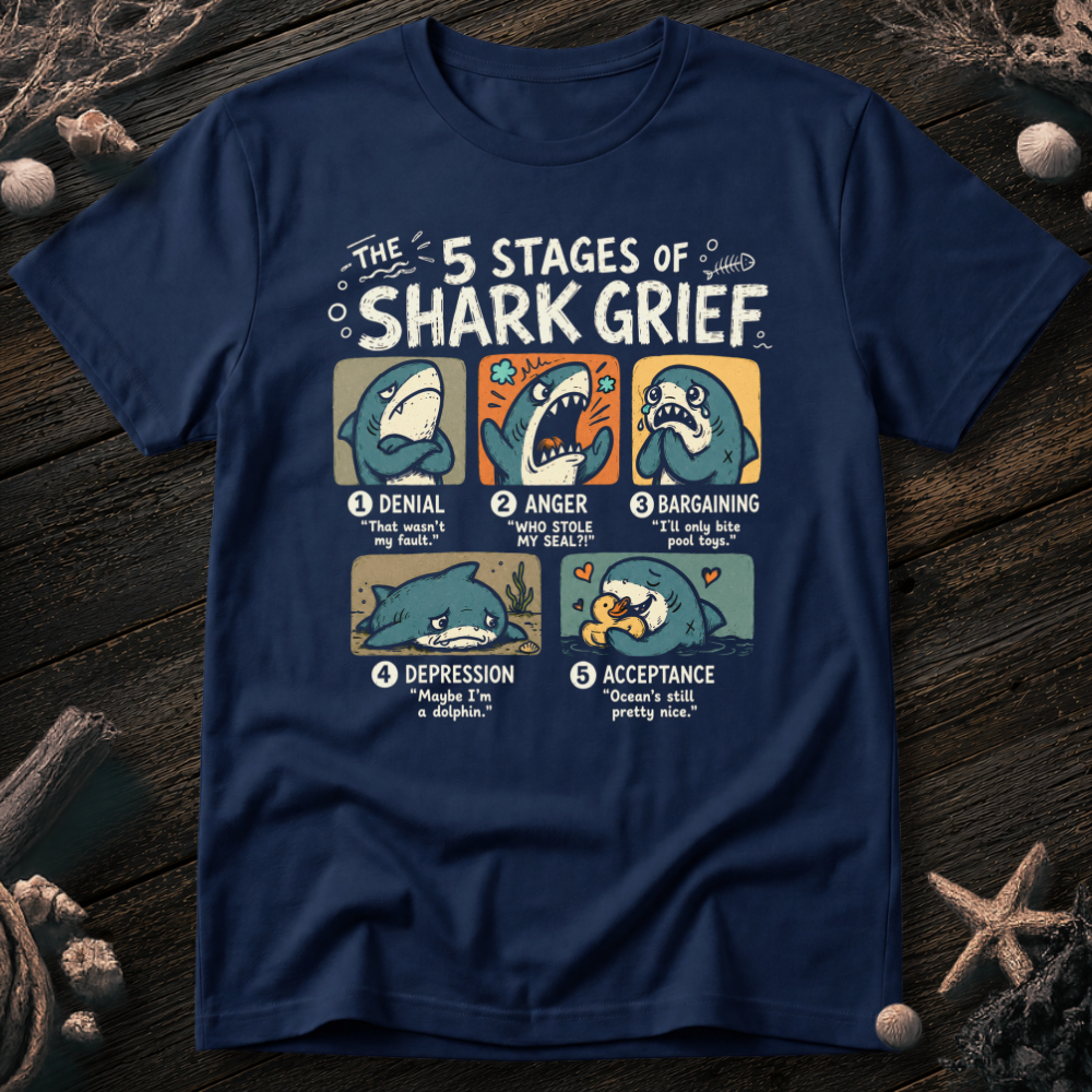 5 Stages of Grief T-Shirt